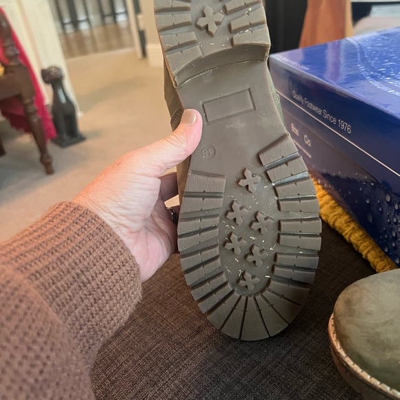 Bos. & Co Analine waterproof boots 38 army green - Picture 3 of 5